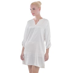 Open Neck Shift Dress