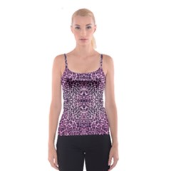 Pink Leopard  All Over Print Spaghetti Strap Top by OCDesignss