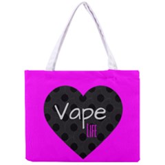 Hot Pink Vape Heart All Over Print Tiny Tote Bag by OCDesignss