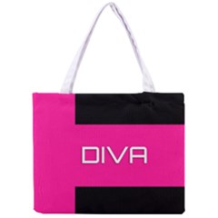 Diva Hot Pink All Over Print Tiny Tote Bag by OCDesignss