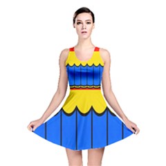 Colorful Curtain Reversible Skater Dress by LalyLauraFLM