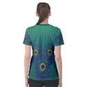 Peacock Emerald Women s Cotton Tee View2