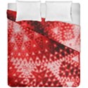 Red Fractal Lace Duvet Cover (Double Size) View1