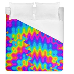 Amazing Acid Rainbow Duvet Cover Single Side (full/queen Size) by KirstenStar