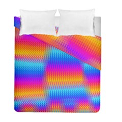 Psychedelic Rainbow Heat Waves Duvet Cover (twin Size) by KirstenStar