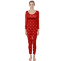 Cute Seamless Tile Pattern Gifts Long Sleeve Catsuit View1