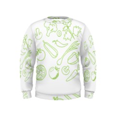 Green Vegetables Boys  Sweatshirts by Famous