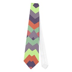 Trendy Chic Modern Chevron Pattern Neckties (one Side)  by GardenOfOphir