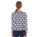 Modern Chic Vector Camera Illustration Pattern Women s Long Sleeve T-shirts View2