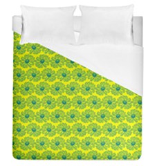 Gerbera Daisy Vector Tile Pattern Duvet Cover Single Side (full/queen Size) by GardenOfOphir