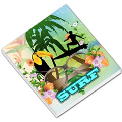 Surfing Small Memo Pads by FantasyWorld7