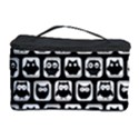 Black And White Owl Pattern Cosmetic Storage Cases View1