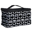 Black And White Owl Pattern Cosmetic Storage Cases View2