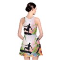 Tropical Design With Surfboarder Reversible Skater Dresses View2