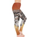 Soccer With Skull And Fire And Water Splash Women s Leggings View4