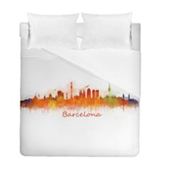 Barcelona City Art Duvet Cover (twin Size) by hqphoto