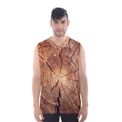 Cross Section Of An Old Tree Men s Basketball Tank Top by trendistuff