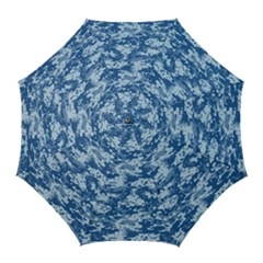 Camo Digital Navy Golf Umbrellas by trendistuff