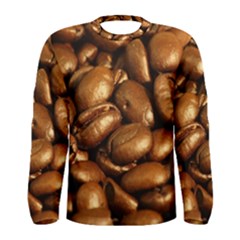 Chocolate Coffee Beans Men s Long Sleeve T-shirts by trendistuff