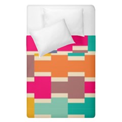 Connected Colorful Rectangles  Duvet Cover (single Size) by LalyLauraFLM