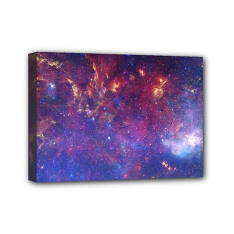 Milky Way Center Mini Canvas 7  X 5  by trendistuff