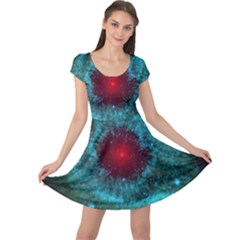 Helix Nebula Cap Sleeve Dresses by trendistuff