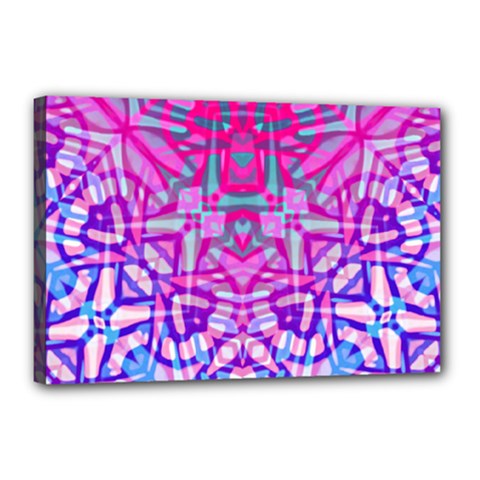 Ethnic Tribal Pattern G327 Canvas 18  X 12  by MedusArt