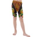 Surfing, Surfboard With Flowers And Floral Elements Kid s Mid Length Swim Shorts View1