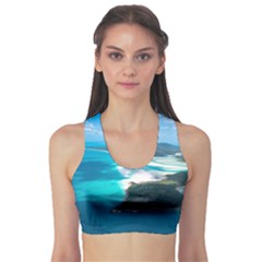 Whitehaven Beach 2 Sports Bra by trendistuff