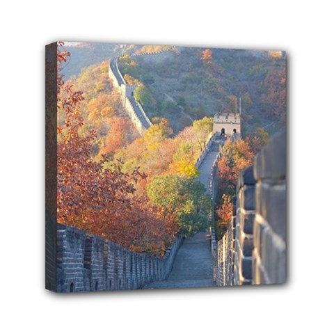 Great Wall Of China 1 Mini Canvas 6  X 6  by trendistuff