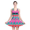 Waves pattern Reversible Skater Dress View1