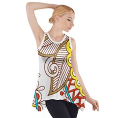 Tribal8 Side Drop Tank Tunic by walala