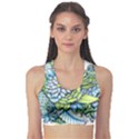 Peaceful Flower Garden Sports Bra View1