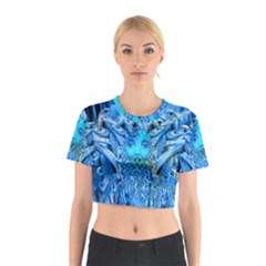 Medusa Metamorphosis Cotton Crop Top by icarusismartdesigns