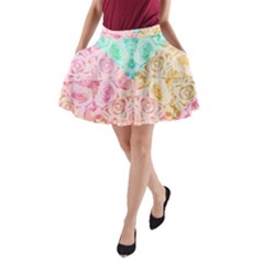 A Rose Is A Rose A-line Pocket Skirt by hennigdesign