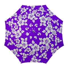 Violet Hawaiian Golf Umbrellas by AlohaStore