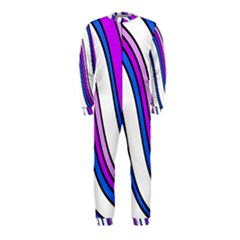 Purple Lines Onepiece Jumpsuit (kids) by Valentinaart