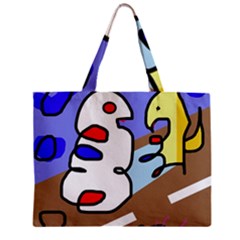 Abstract Comic Zipper Mini Tote Bag by Valentinaart