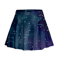 Constellations Mini Flare Skirt by DanaeStudio