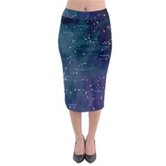 Constellations Midi Pencil Skirt by DanaeStudio