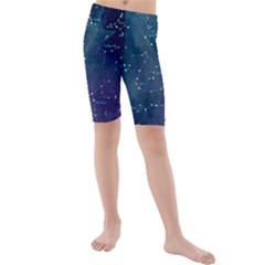 Constellations Kid s Mid Length Swim Shorts by DanaeStudio