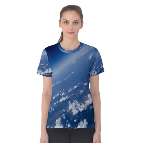 Space Photography Women s Cotton Tee by vanessagf