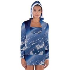 Space Photography Women s Long Sleeve Hooded T-shirt by vanessagf