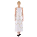 Honeycomb pattern graphic design Sleeveless Maxi Dress View2