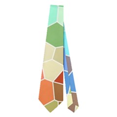 Colorful Mosaic  Neckties (two Side)  by designworld65