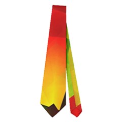 Indian Summer Cubes Neckties (two Side)  by designworld65