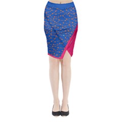 1n Midi Wrap Pencil Skirt by Wanni