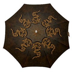 Awesome Dragon, Tribal Design Straight Umbrellas by FantasyWorld7