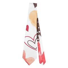 Colorful Cute Hearts Pattern Neckties (two Side)  by TastefulDesigns