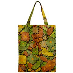 Autumn Flowers Zipper Classic Tote Bag by Valentinaart